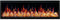 2025 New Litedeer Homes Latitude 65 inch Ultra-Slim Smart Electric Fireplace with Crackling Sounds, Diamond-like Crystal - ZEF65XC