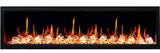 2025 New Litedeer Homes Latitude 75 inch Smart Control HD LED Electric Fireplace Wifi Enabled (Model: ZEF75VC),Black