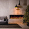 Litedeer Homes Latitude 75-inch Built-in Electric Fireplace with Wifi, Fireplace App, 5 Unique Flame -ZEF75VA
