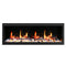 2025 New Lited eer Homes Latitude 75-inch Ultra-Sleek Smart Electric Fireplace with 1-inch Trim – Multi-Flame LED, Driftwood Logs & River Rocks, WiFi/App-Control, Flush/Recessed/Built-in Wall (Model: ZEF75V)