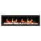 2025 New Lited eer Homes Latitude 75-inch Ultra-Sleek Smart Electric Fireplace with 1-inch Trim – Multi-Flame LED, Driftwood Logs & River Rocks, WiFi/App-Control, Flush/Recessed/Built-in Wall (Model: ZEF75V)