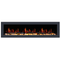 2025 New Litedeer Homes Latitude II 48-in Wall Mounted Smart Electric Fireplace with App, Crackling Sounds, Driftwood Log & River Rock - ZEF48X