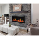 Litedeer Homes Latitude II 48 inch Wall Mount Smart Electric Fireplace with Reflective Amber Glass - ZEF48XA