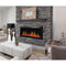 Litedeer Homes Latitude II 48 inch Wall Mount Smart Electric Fireplace with Reflective Amber Glass - ZEF48XA