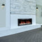 2025 New Litedeer Homes Latitude II 48 inch Wall Mounted Smart Electric Fireplace with APP 3-inch Trim - Multi-flame Style - ZEF48XC