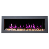 2025 New Litedeer Homes Latitude II 58-inch Wall Mount Smart Electric Fireplace with Multi-flame, Crackling Sounds - ZEF58V