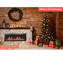2025 New Litedeer Latitude II 58-inch Wall-Mounted Smart Electric Fireplace with Crackling Sounds, Multi-Flame Style, APP Control, Reflective Amber Glass - ZEF58T