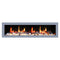 2025 New Litedeer Homes Latitude II 68" Smart Electric Fireplace with Multi-flame Style, APP Driftwood Log & River Rock - ZEF68X