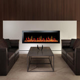 2025 New Litedeer Homes Latitude II 78 inch Wifi Smart Electric Fireplace with crackling - ZEF78VA