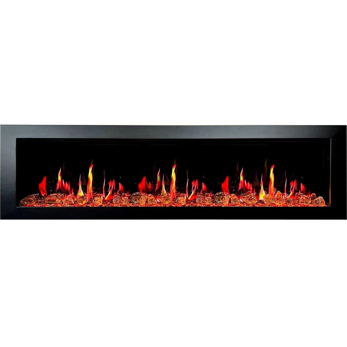 2025 New Litedeer Homes Latitude II 78 inch Wifi Smart Electric Fireplace with crackling - ZEF78VA
