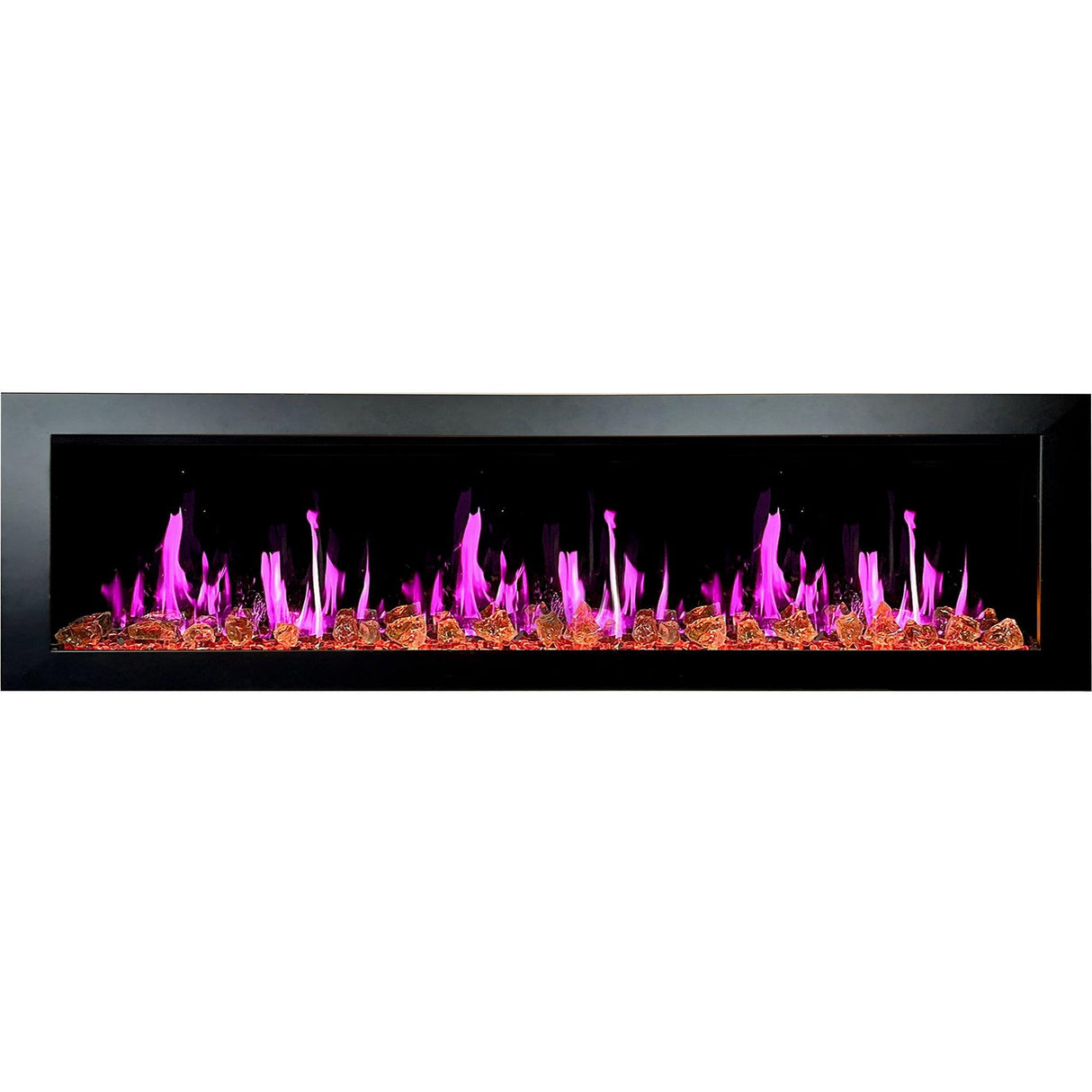 2025 New Litedeer Homes Latitude II 78 inch Wifi Smart Electric Fireplace with crackling - ZEF78VA