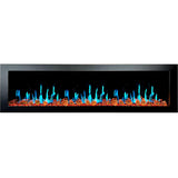 2025 New Litedeer Homes Latitude II 78 inch Wifi Smart Electric Fireplace with crackling - ZEF78VA