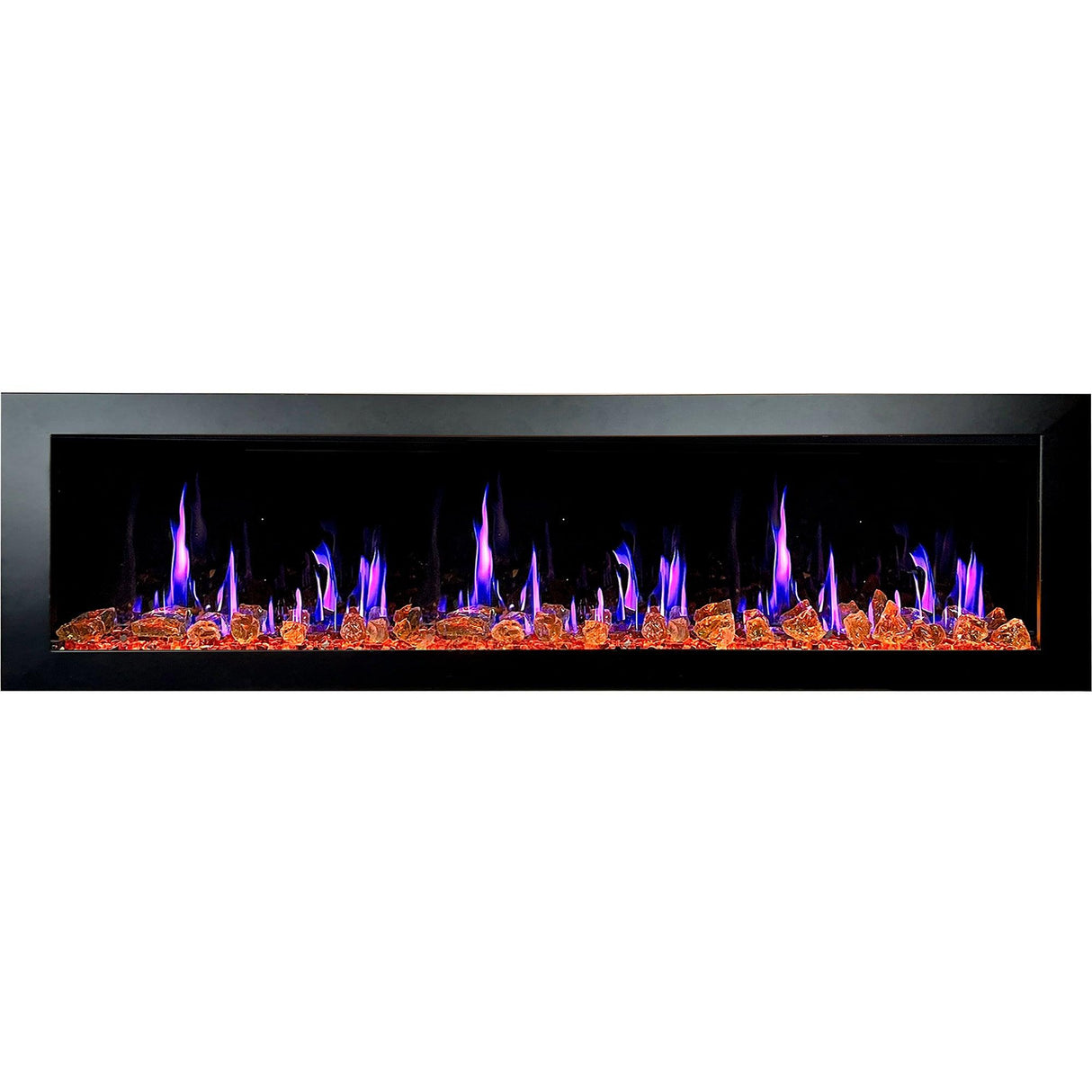 2025 New Litedeer Homes Latitude II 78 inch Wifi Smart Electric Fireplace with crackling - ZEF78VA