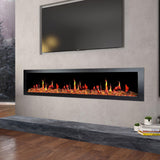 2025 New Litedeer Homes Latitude II 78 inch Wifi Smart Electric Fireplace with crackling - ZEF78VA