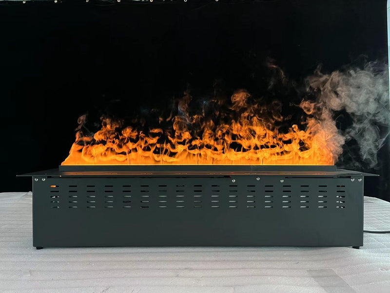 Litedeer Homes Mercury 60-inch 3D  Water Vapor Fireplace with Smart Fireplace App, Multi-colour Flame, Remote Control (Model: VEW60A or VEW60M)