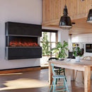 Modern Flames Landscape Pro Multi 56" Linear Multi-Sided Electric Fireplace With Hybrid Flame Technology [LPM-5616V2] (SAK67390)