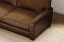 Valencia Luton Leather Sofa, Loveseat, Lipari Chocolate
