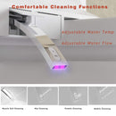 Luxury Smart Toilet With Built-In Auto Open And Close Bidet Seat, Foot Sensor, LED Display And Night Light (SAK31256)