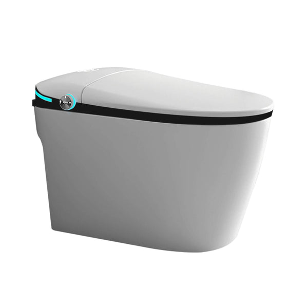 Luxury Smart Toilet With Built-In Auto Open And Close Bidet Seat, Foot Sensor, LED Display And Night Light (SAK31256)