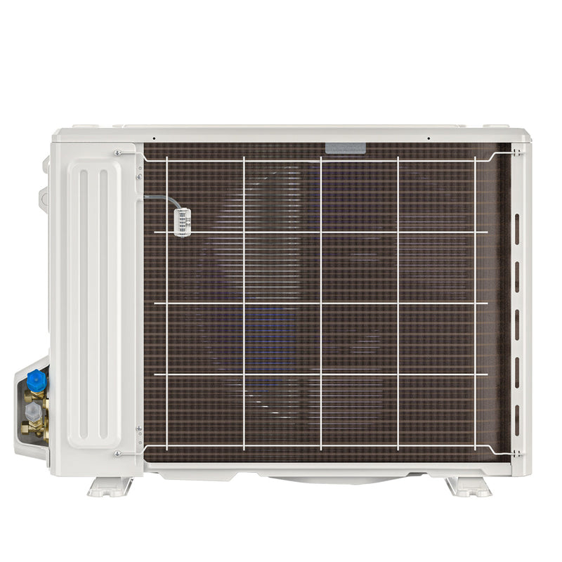 MRCOOL® Central Ducted Hyper Heat 4 Ton 16.5 SEER2 DC Inverter Heat Pump Split System with Smart Wi-Fi Thermostat and Wireless Remote Control - Multiposition - CENTRAL-48-HP-230B00-O