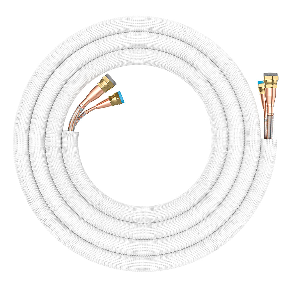 MRCOOL DIY® 5th Gen 25 ft. 1/4" x 1/2" Pre-Charged Quick Connect Line Set (for 9K, 12K & 18K Indoor Units)