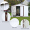 [08X10FT] Premium Large White Outdoor Metal Garden Storage Shed (SAK93617)