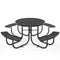 46" Round Picnic Tables With Umbrella Hole