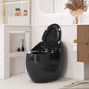 Modern 1.28 GPF Single Flush 1-Piece Ceramic Egg-Shaped Toilet (SAK93341)