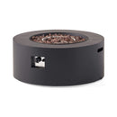 Modern 32" 40K BTU Round Iron Propane Fire Pit (SAK29102)