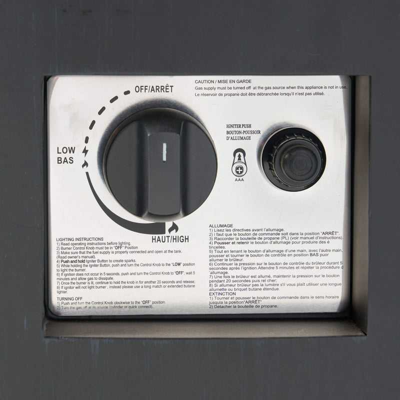 Modern 32" 40K BTU Round Iron Propane Fire Pit (SAK29102)