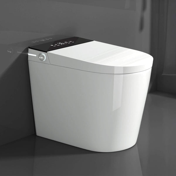 Modern Compact Smart Tankless Toilet With Bidet, Auto Open, Auto Flush, Heated Seat And Air Dryer (SAK51990)