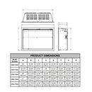 Modern Flames Orion Traditional 36" Heliovision Electric Fireplace [OR36-TRAD] (SAK91024)