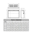 Modern Flames Orion Traditional 54" Heliovision Electric Fireplace [OR54-TRAD] (SAK74620)