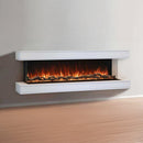 Modern Flames Landscape Pro 56" Electric Fireplace Wall Mount Studio Suite Display, White [WMC-56LPM-RTF] (SAK38425)