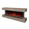 Modern Flames Landscape Pro 80" Electric Fireplace Wall Mount Coastal Sand Studio Suite [WMC-80LPM-CS] (SAK96382)