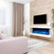 Modern Flames Landscape Pro 56" Electric Fireplace Wall Mount Studio Suite Display, White [WMC-56LPM-RTF] (SAK38425)