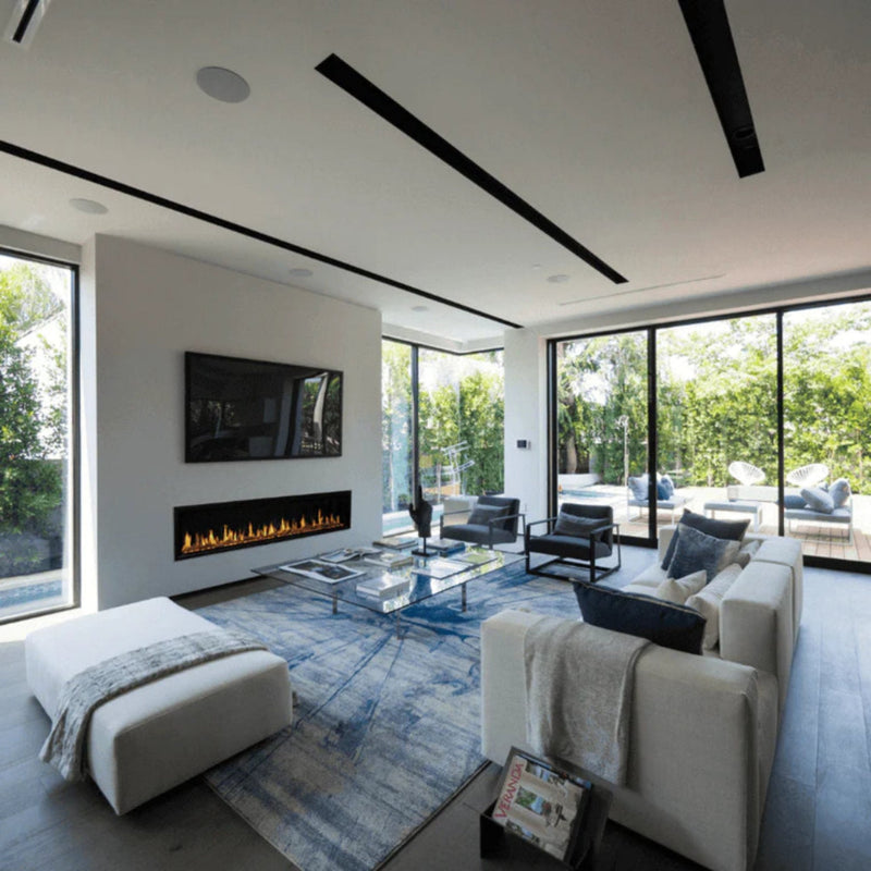 Modern Flames Orion Slim 76" Heliovision Single-Sided Electric Fireplace [OR76-SLIM] (SAK41935)