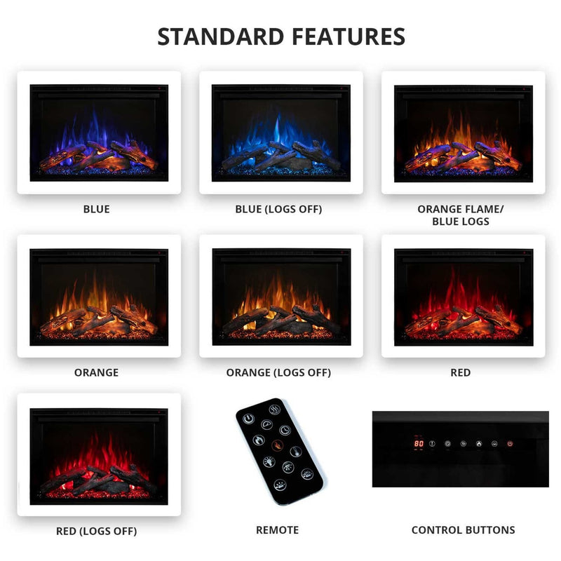 Modern Flames Redstone 30" Built-In Traditional Electric Fireplace [RS-3021] (SAK84729)