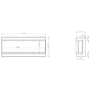 Modern Flames Redstone 30" Built-In Traditional Electric Fireplace [RS-3021] (SAK84729)