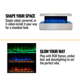 Modern Flames Landscape Pro Multi 44" Linear Multi-Sided Electric Fireplace [LPM-4416] (SAK12502)