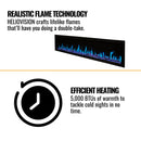 Modern Flames Orion Slim 60" Heliovision Single-Sided Electric Fireplace [OR60-SLIM] (SAK73157)