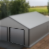 Motorized Roll-Up Door Kit for Double Garage Metal Shed