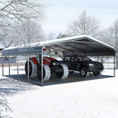 [20x20FT] MPT Extra Large Premium Heavy Duty Outdoor Metal Carport Shelter (SAK97425)