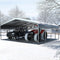 [20x20FT] MPT Extra Large Premium Heavy Duty Outdoor Metal Carport Shelter (SAK97425)