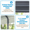[20x20FT] MPT Extra Large Premium Heavy Duty Outdoor Metal Carport Shelter (SAK97425)