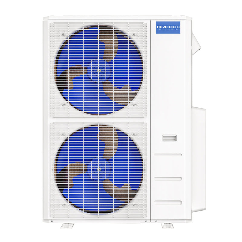MRCOOL® DIY Mini Split 48,000 BTU 20.5 SEER 4 Zone Ceiling Cassette Ductless Air Conditioner and Heat Pump - 9K + 9K + 12K + 18K