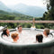 MSpa C-ME062 Meteor Comfort Round 6-Person Inflatable Hot Tub Spa With 120 Bubble Jets, 80" (SAK69379)