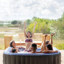MSpa C-TE062 Tekapo Comfort Series Six-Person Inflatable Square Bubble Spa Hot Tub With 132 Bubble Jets (SAK85362)