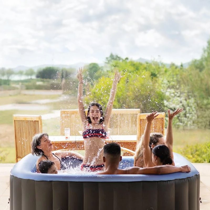 MSpa C-TE062 Tekapo Comfort Series Six-Person Inflatable Square Bubble Spa Hot Tub With 132 Bubble Jets (SAK85362)