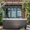 MSpa F-OS063W Oslo Supreme 6-Person Square Spa W/ LED Lights & Integrated App Control, 120 Jets (SAK93516)